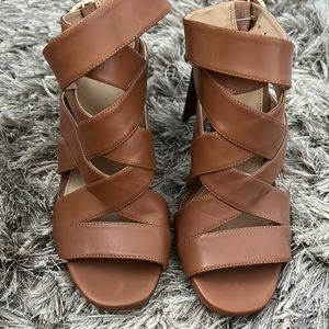 Michael Kors ankle strapped heels